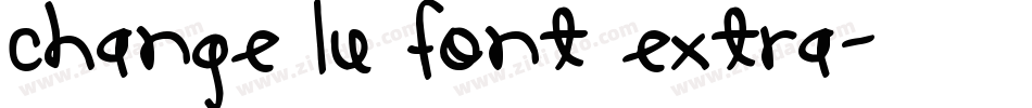 Change Lu Font Extra字体转换